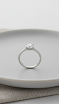 Solitaire Ring with Whisper-Fine Band