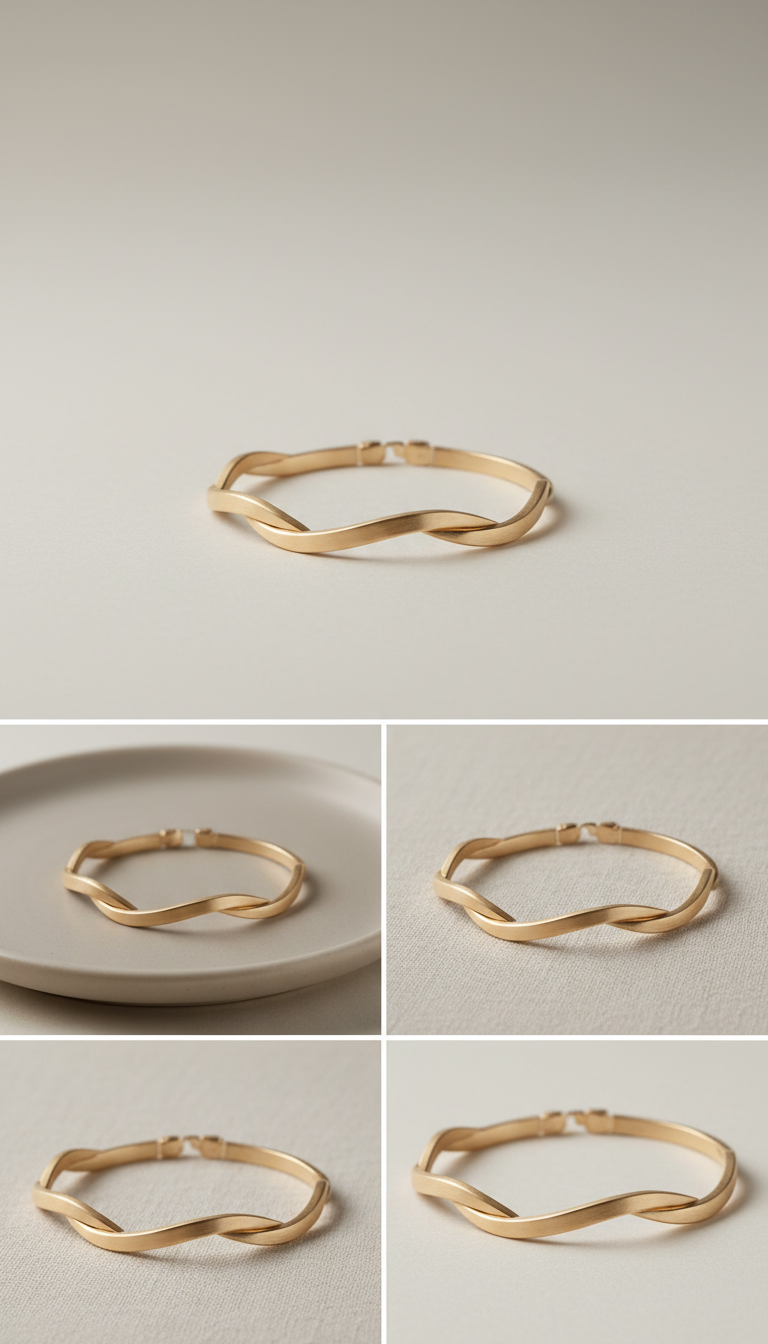 Delicate Gold Bracelet with Fine Chain